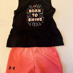Under Armour Tank/Shorts Size 5